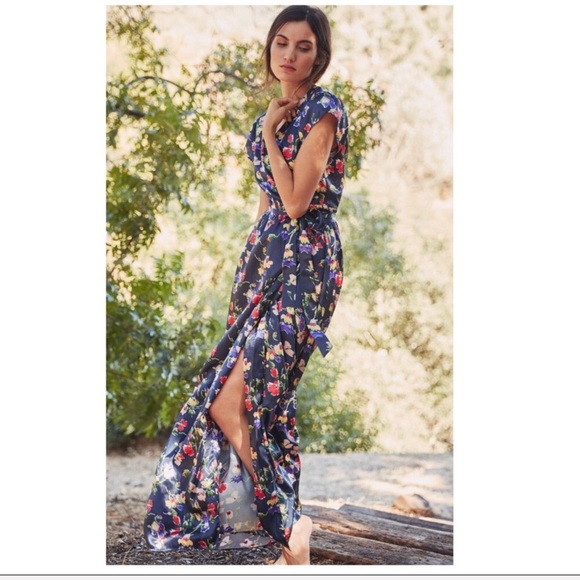 TULAROSA SID WRAP FLORAL MAXI DRESS - Picture 5 of 6